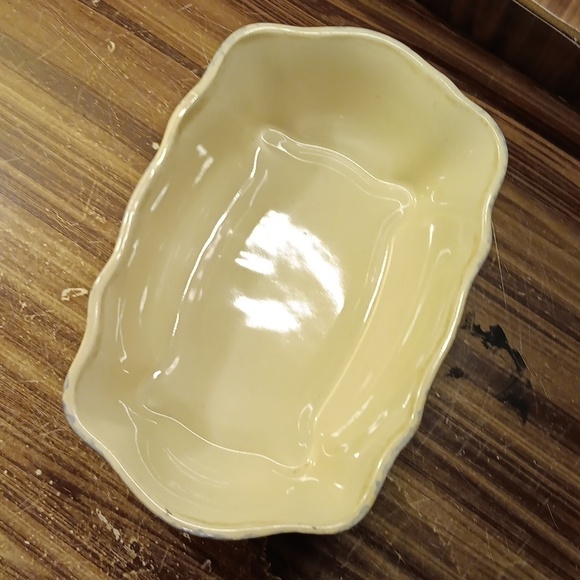 Vintage Roseville spongeware glazed pottery planter - Picture 2 of 6